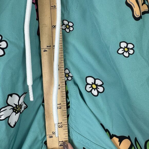 Neff Mens Hawaiian Retro‎ Graphic Swim Trunks Board Shorts Pockets Size XL - Picture 5 of 13